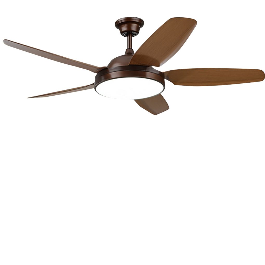 brown-ceiling-fan-with-light-close-up-wooden-blades-light-fixture