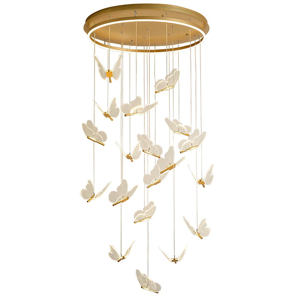 Butterfly chandelier available in different sizes and configurations.