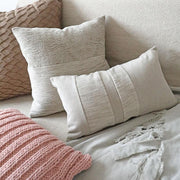 Rustic Cotton Linen Cushion Cover