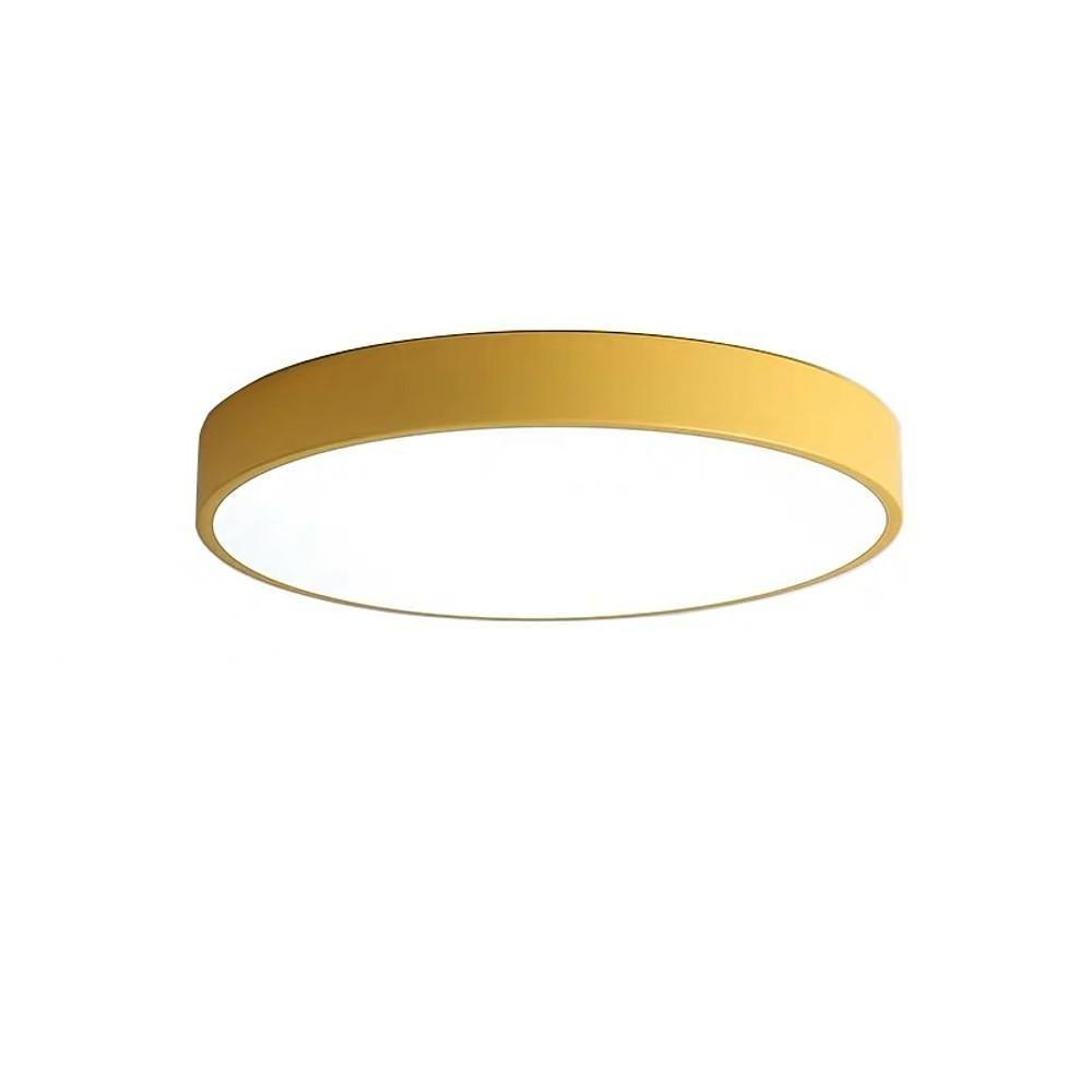 12'' LED 1-Light Matte Multi-shade Dimmable New Design Creative Flush Mount Lights Modern Contemporary Plastic Geometrical Bowl Globe Circle Ceiling Lights