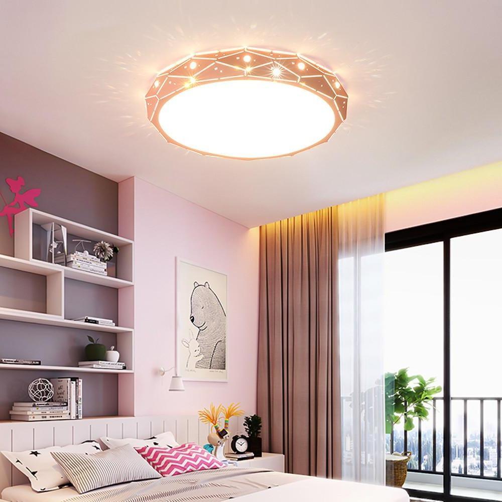 Childs ceiling light creating a warm and playful atmosphere in a kids room.