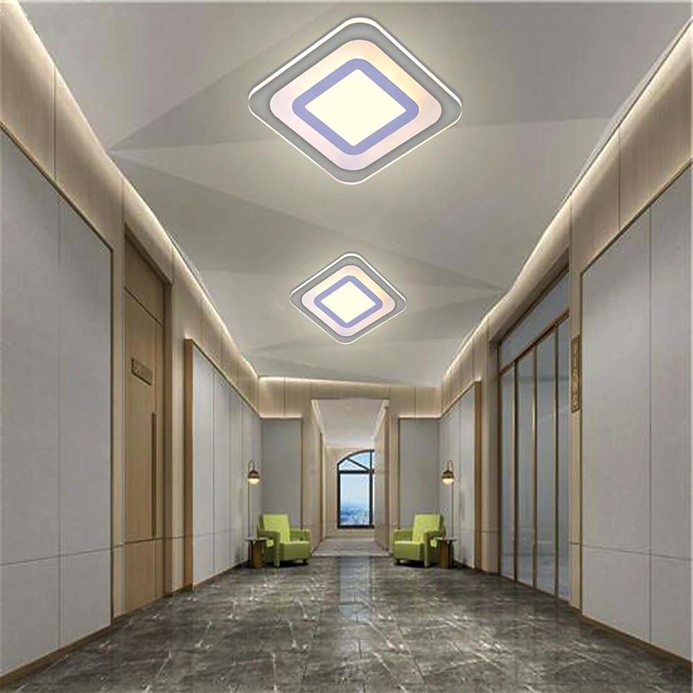 8'' 1-Light LED Flush Mount Lights Modern Contemporary Metal Acrylic Ceiling Lights-dazuma