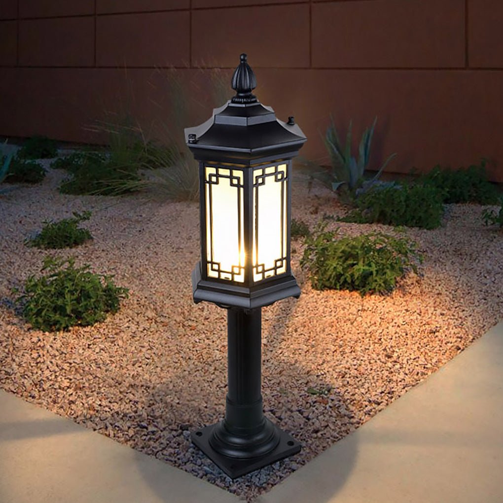Traditional Asian - Inspired LED Pathway Lights Rhombus Shape for Villa Gardens