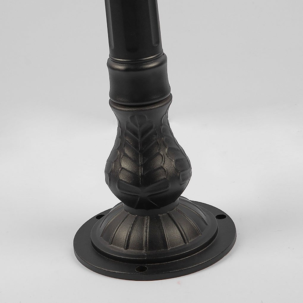 Retro - Inspired Waterproof Outdoor Lamp Post for Traditional Villa Gardens