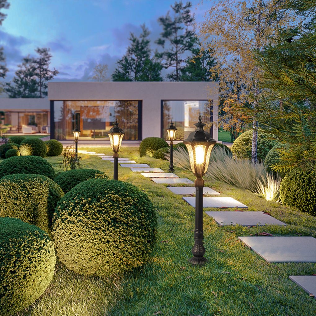 Classic Outdoor Waterproof Landscape Decorative Lighting Post Light for Villa Lawn - Dazuma