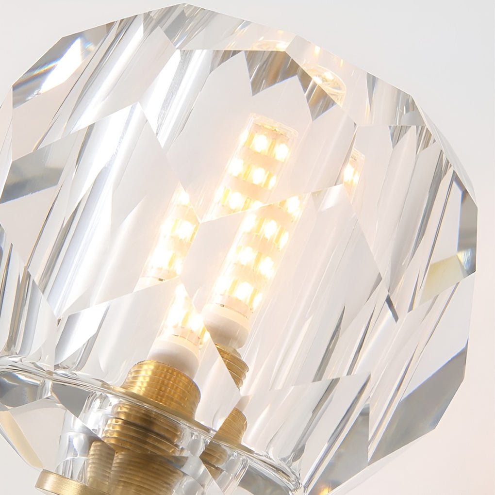 [Clearance Sale] Ball - shaped LED Crystal Gold Postmodern Plug in Sconce Lighting Wall Lamp