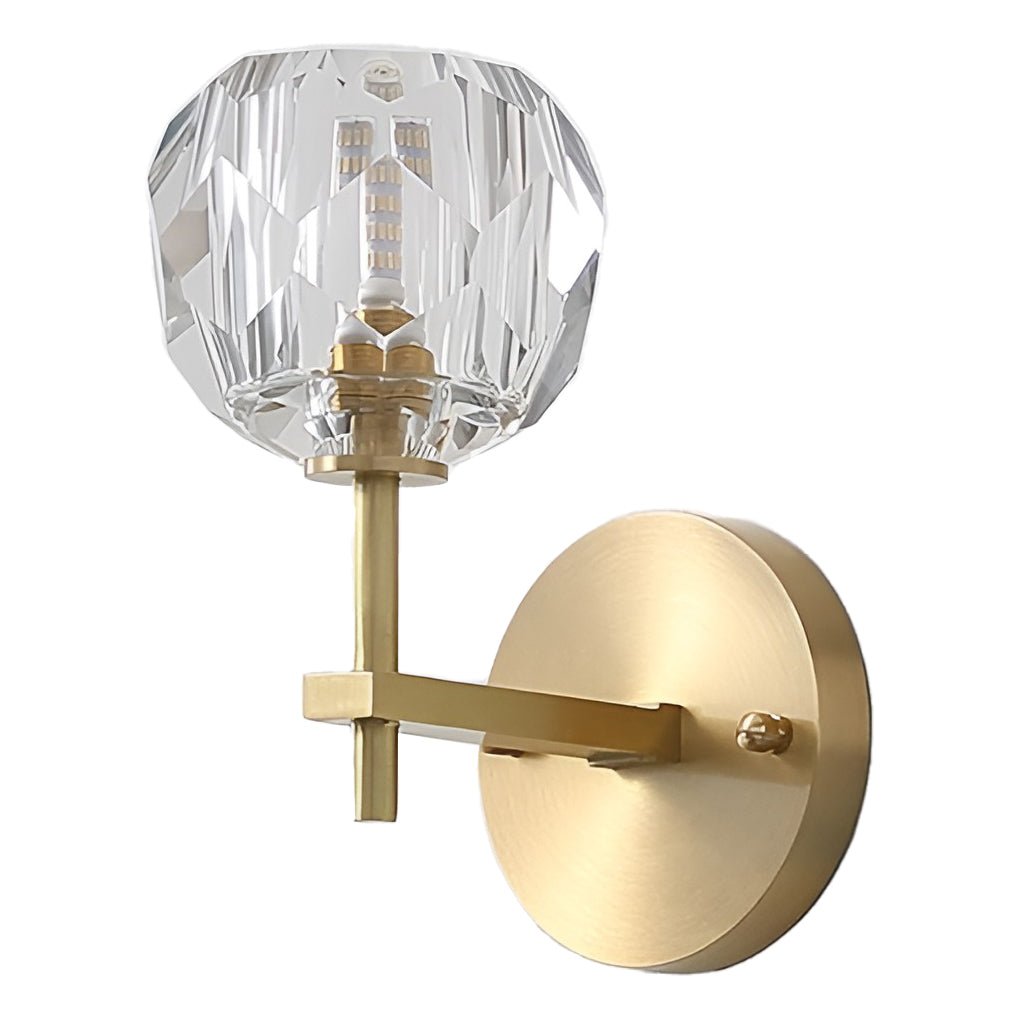 [Clearance Sale] Ball - shaped LED Crystal Gold Postmodern Plug in Sconce Lighting Wall Lamp