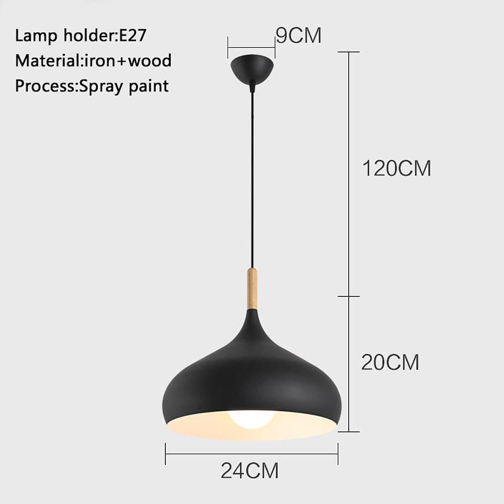 47'' LED 1-Light New Design Pendant Light Lantern Retro Metal Wood Bamboo Cone Island Lights-dazuma