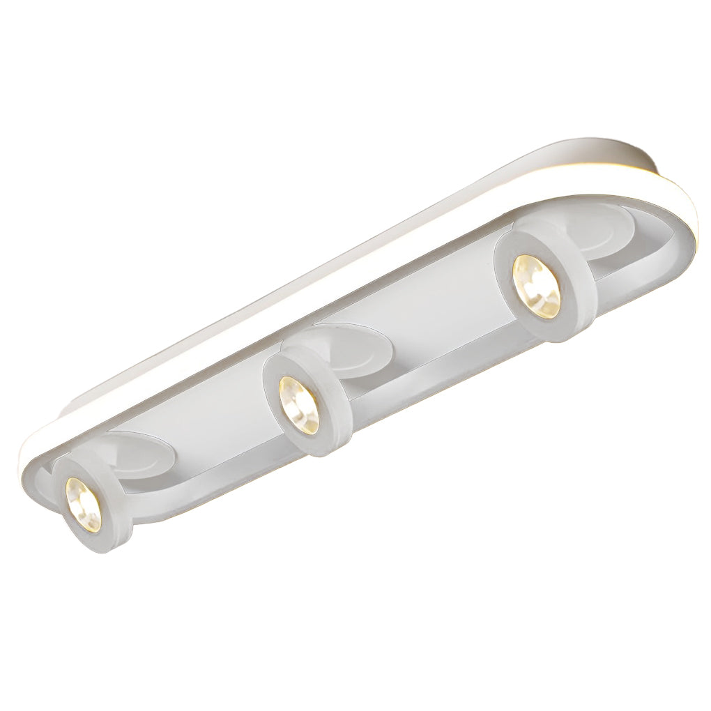 White linear corridor ceiling light modern style