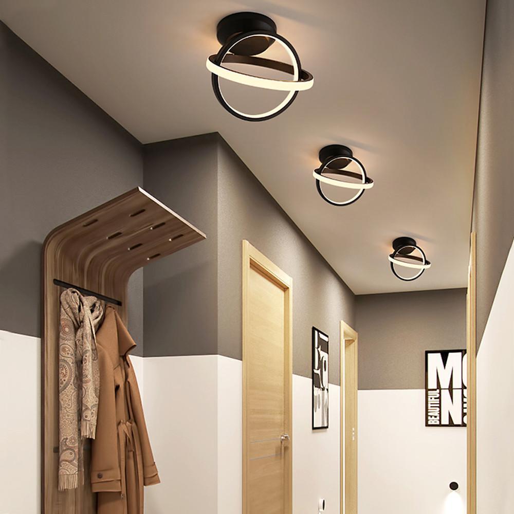 10'' LED 2-Light Flush Mount Lights Modern LED Metal Acrylic Novelty Linear Ceiling Lights