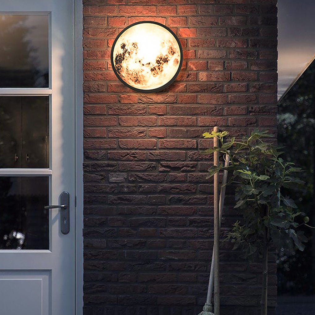 Creative Moon Outdoor Waterproof Garden Light LED Exterior Wall Light - Dazuma