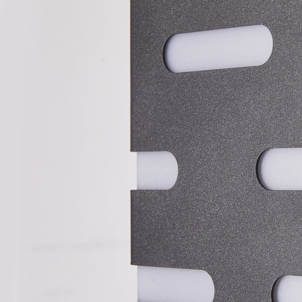 Modern Rectangular Outdoor Bollard Lights - Sleek and Durable