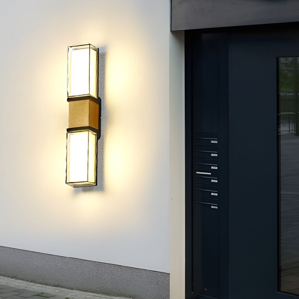 Creative Up and Down Lights Waterproof LED Wall Sconces Outdoor Wall Lights - Dazuma