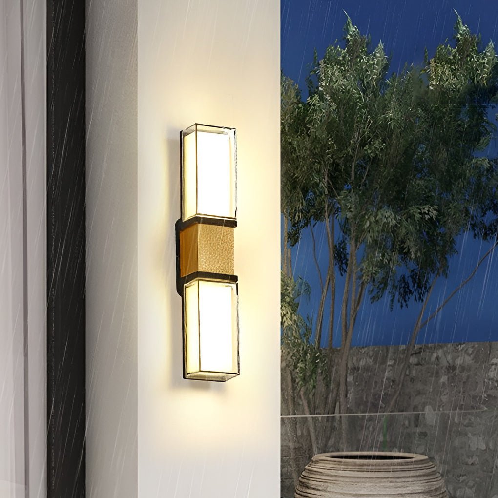 Creative Up and Down Lights Waterproof LED Wall Sconces Outdoor Wall Lights - Dazuma