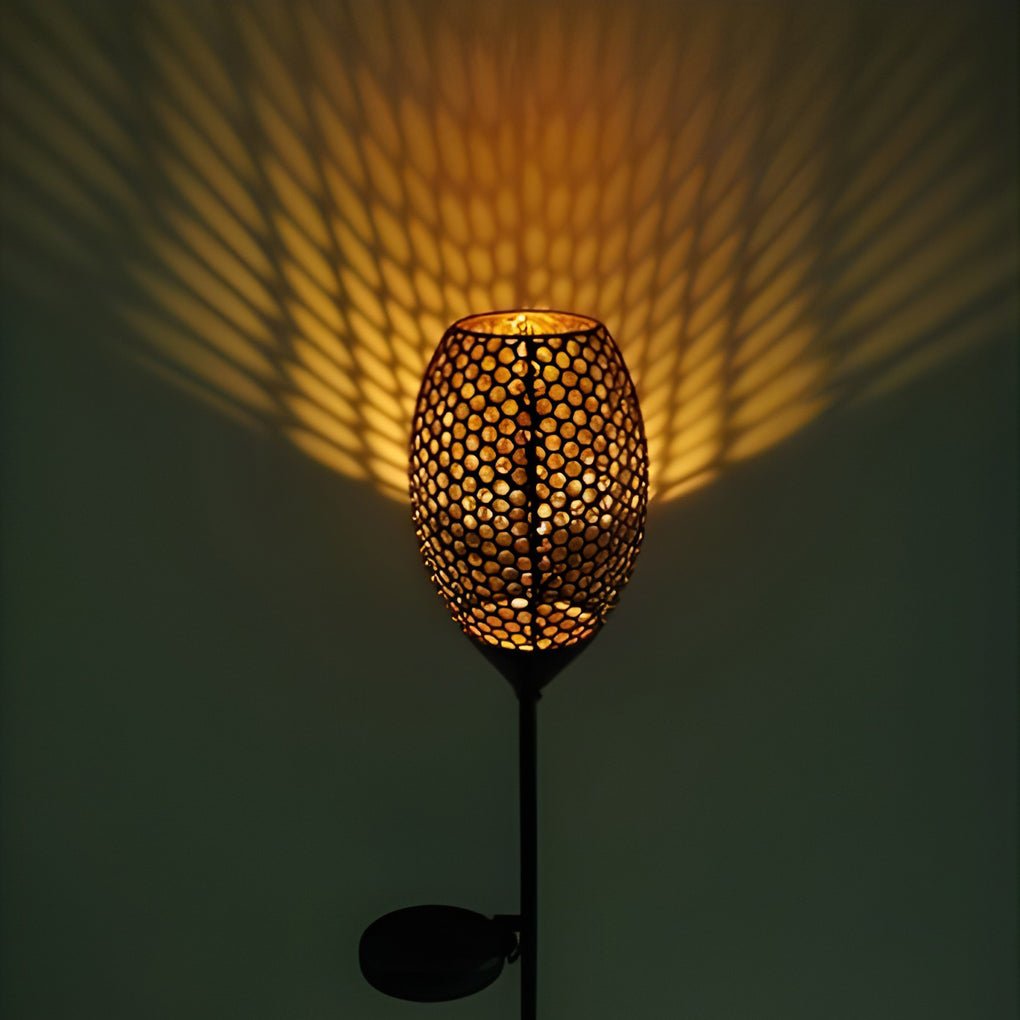 Vintage Red Wine Glass Solar LED Garden Lights Enchanting Outdoor Ambiance