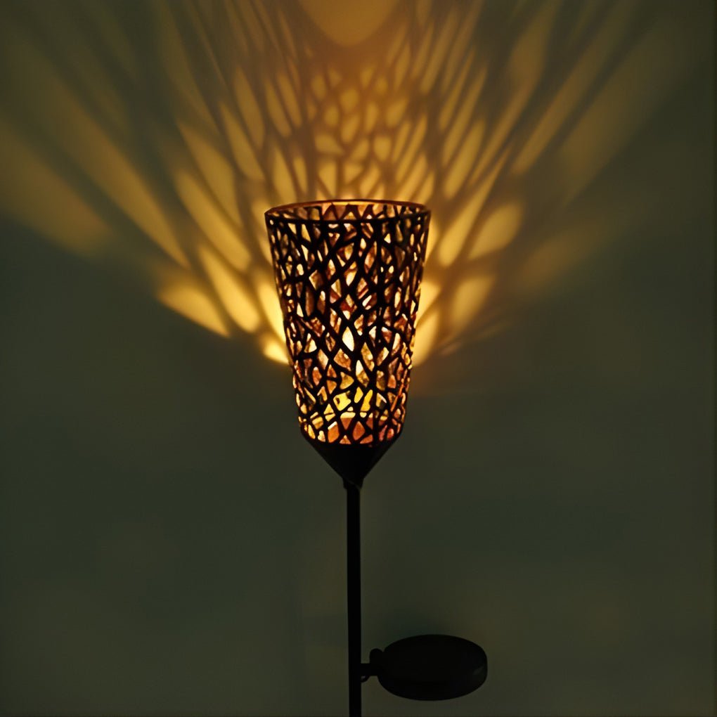 Vintage Red Wine Glass Solar LED Garden Lights Enchanting Outdoor Ambiance