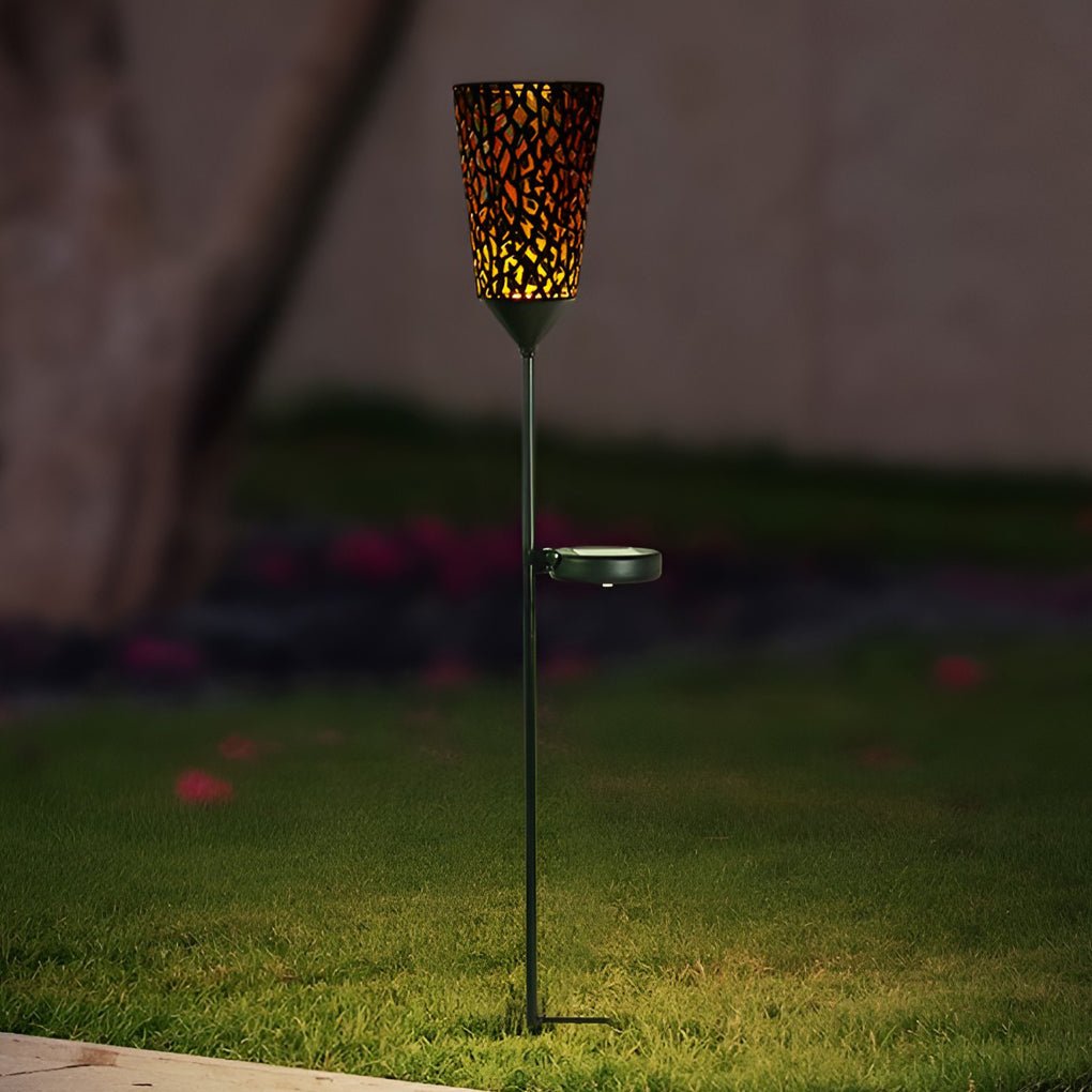 Vintage Red Wine Glass Solar LED Garden Lights Enchanting Outdoor Ambiance