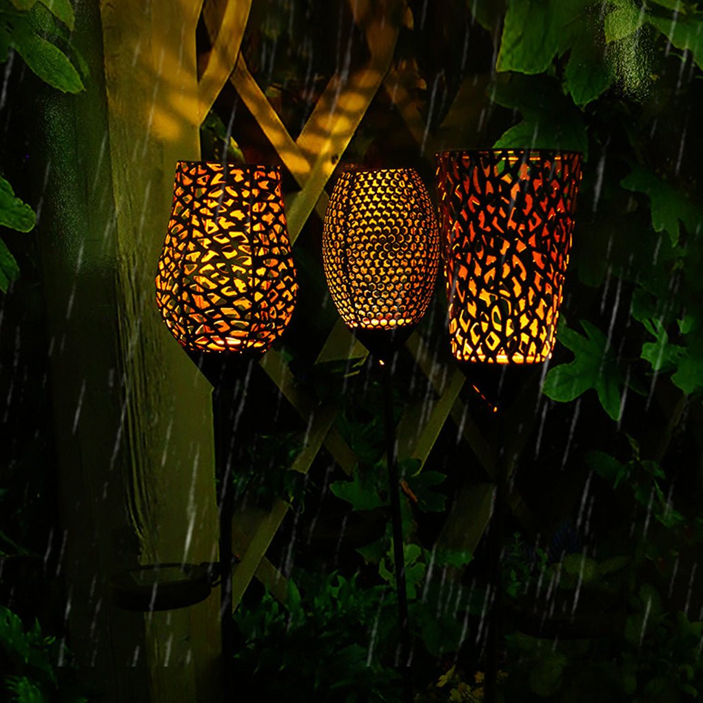 Vintage Red Wine Glass Solar LED Garden Lights Enchanting Outdoor Ambiance