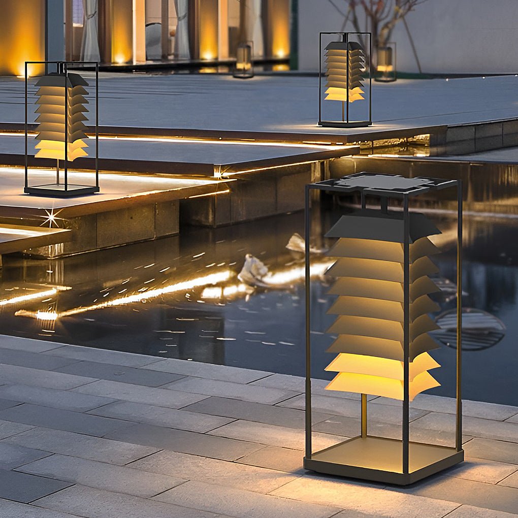 Creative Waterproof Outdoor Post Lights Pillar Light Garden Lights Landscape Lighting - Dazuma