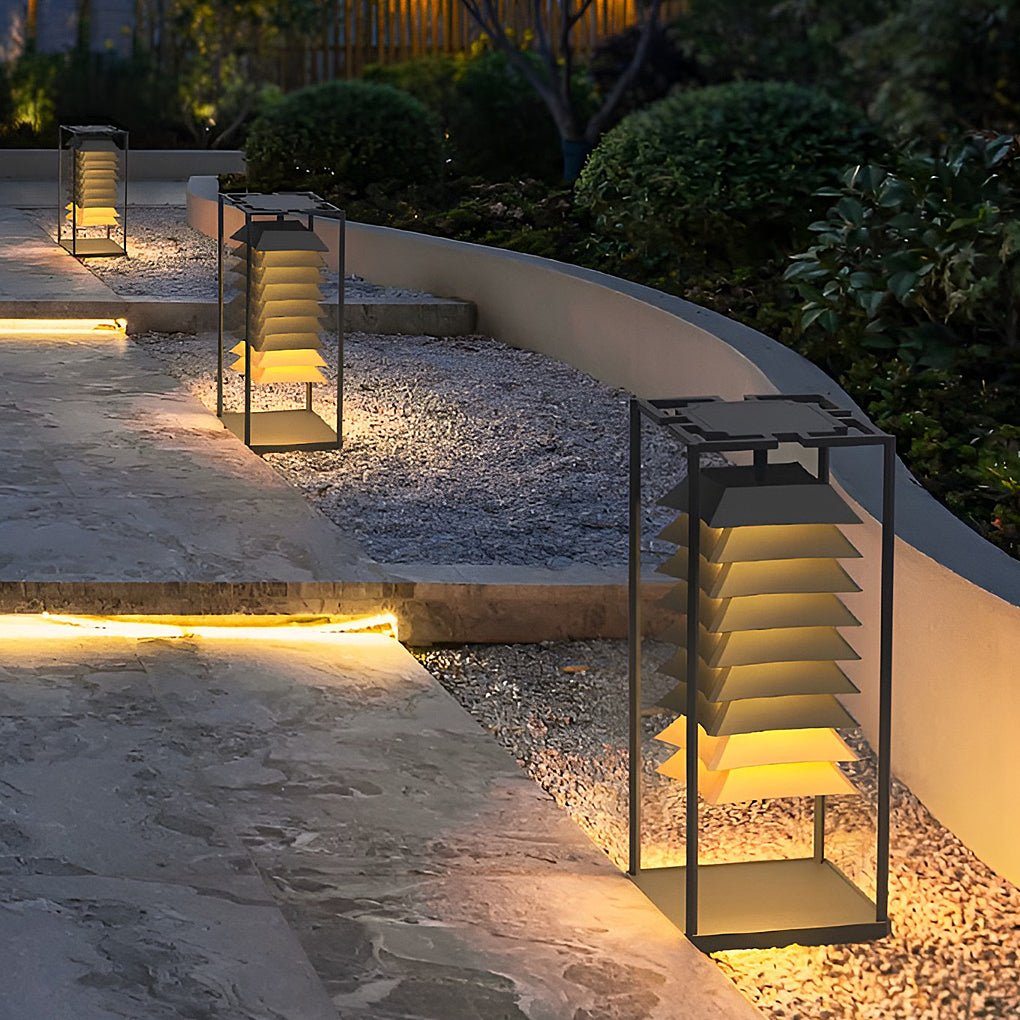 Creative Waterproof Outdoor Post Lights Pillar Light Garden Lights Landscape Lighting - Dazuma
