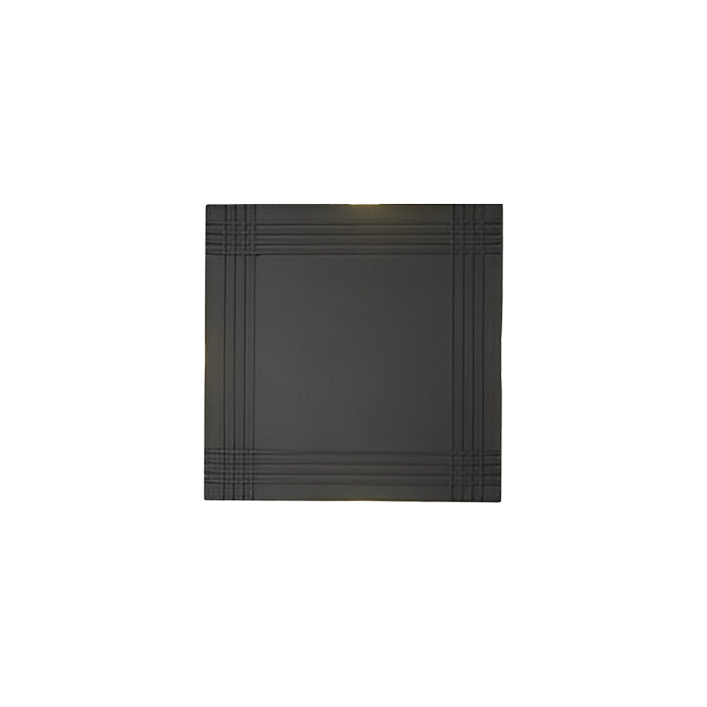 Cross light beams wall sconce with a close-up of the X-shaped light beams.