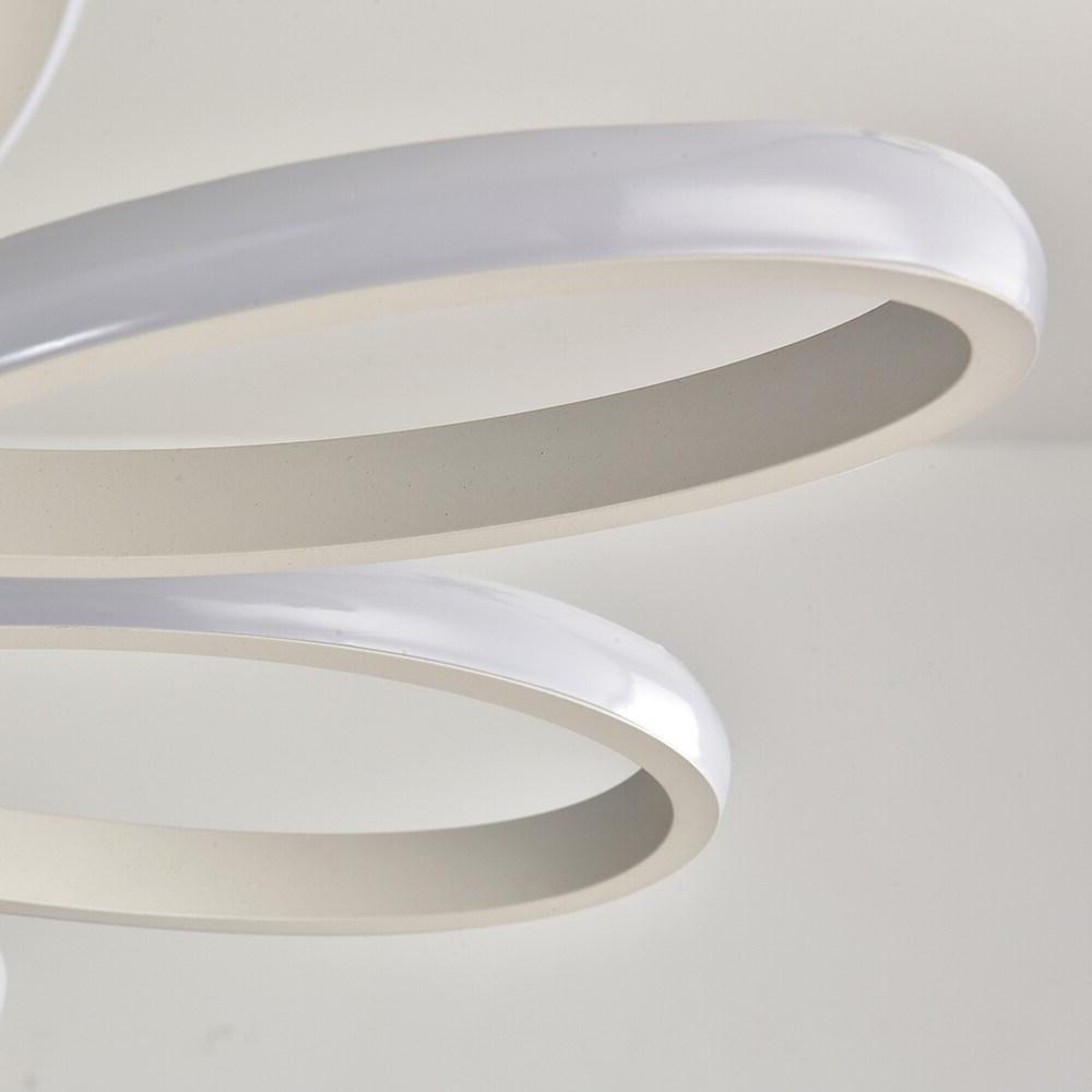 23'' LED 1-Light Dimmable With Remote Control Dimmable Pendant Light Modern Contemporary Aluminum Silica gel Metal Circle Design