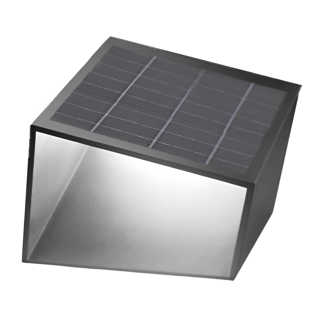 LED-powered cube path light offers geometric outdoor design, ensuring both beauty and functional illumination for walkways.