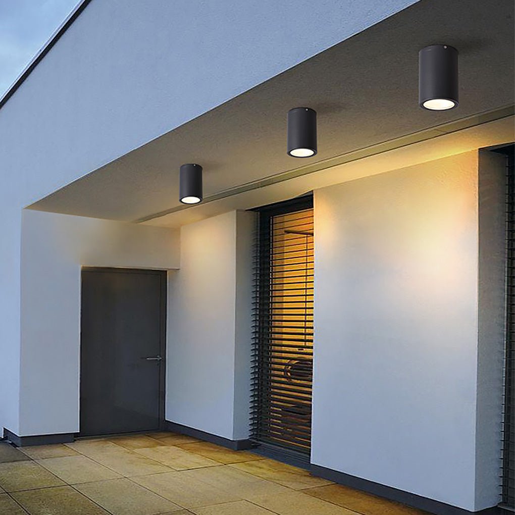 Cylindrical LED Downlight Waterproof Spot Lights Ceiling Light for Balcony Aisle Corridor - Dazuma