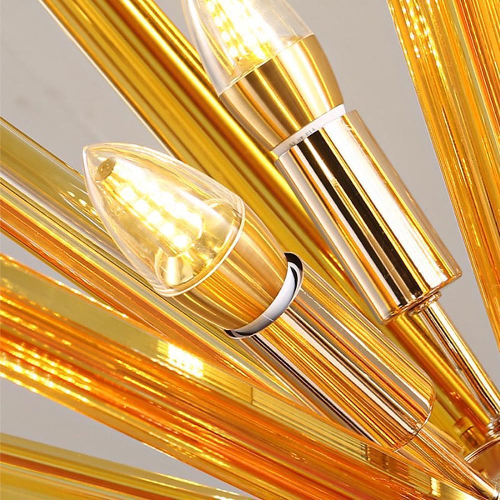 9 - light LED Metal Modern Pendant Lights Kitchen Island Lighting