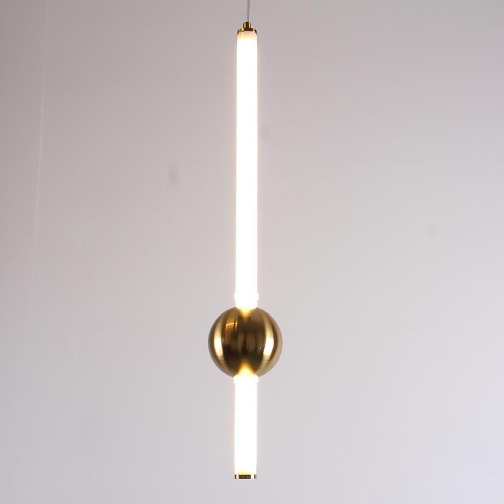 24'' LED 1-Light Mini Style Pendant Light LED Contemporary Metal Glass Novelty Island Lights