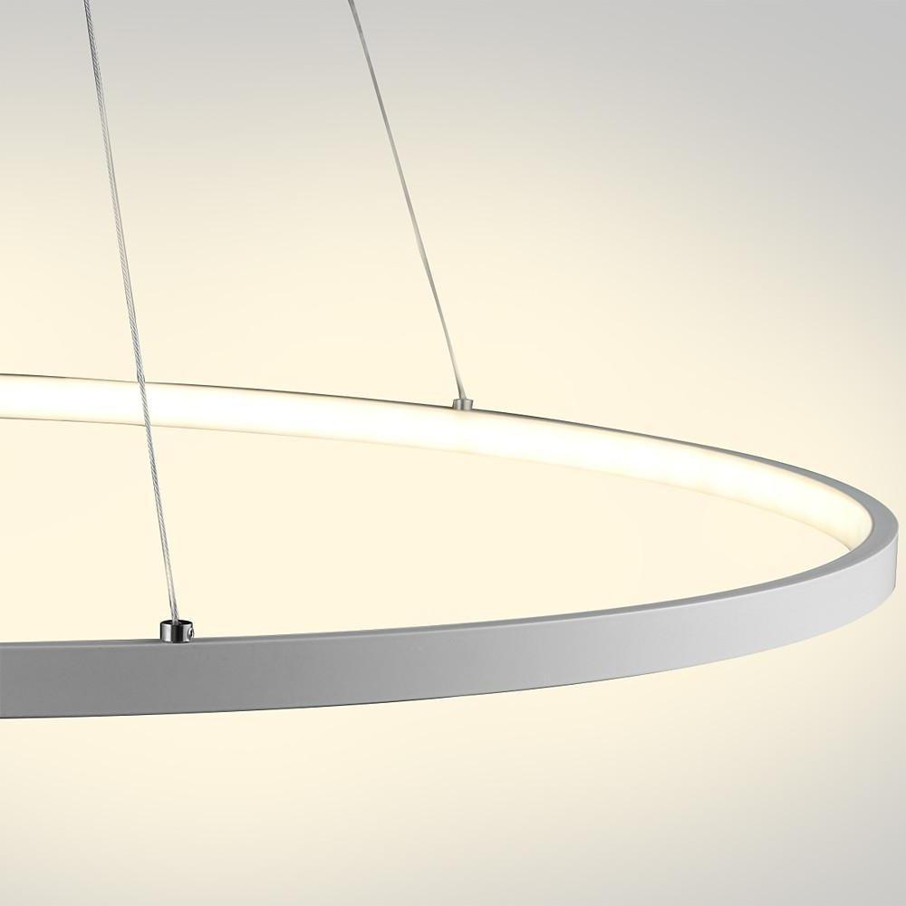 31'' LED 1-Light Pendant Light Metal Acrylic Circle Design