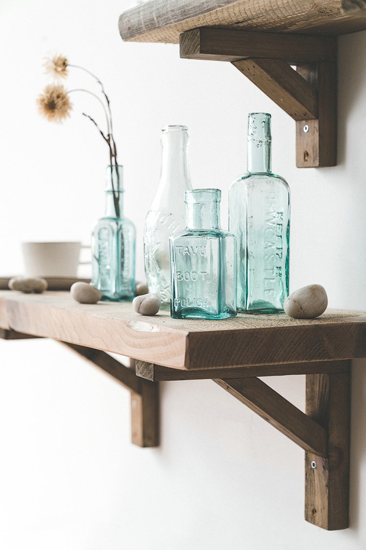 Wooden Wall and Display Shelf for Living Room Bedroom Study Kitchen