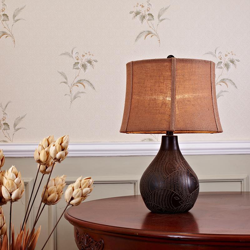 Farmhouse Brown Table Light Lamp - dazuma