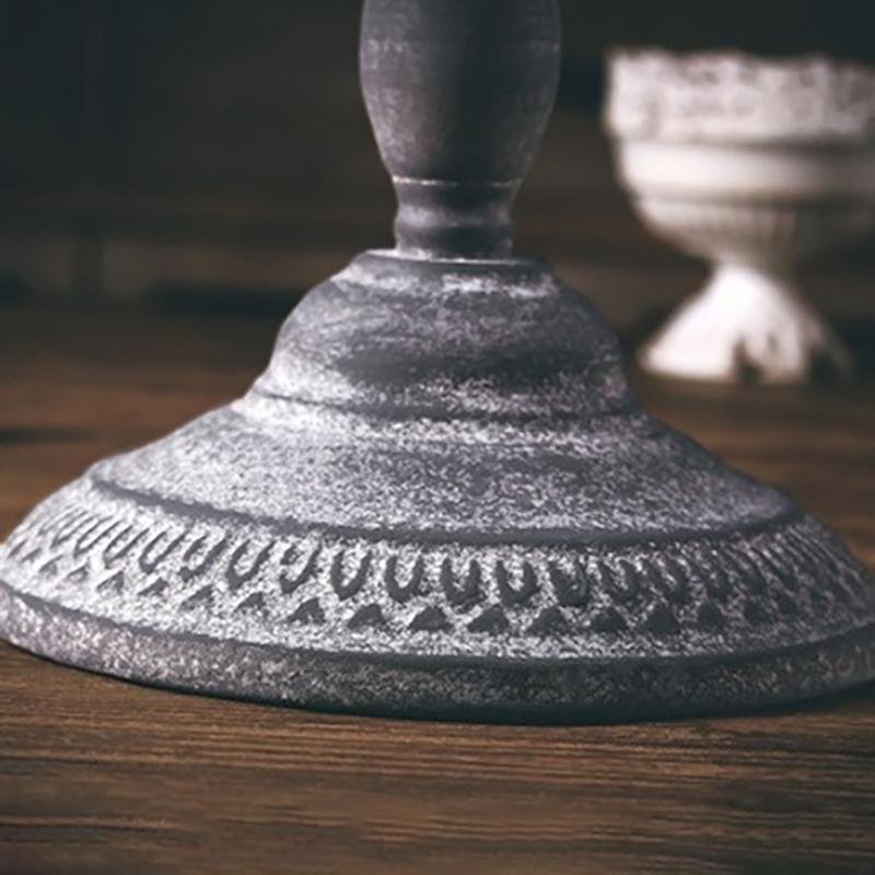 Iron Bird Cage Shaped Candle Holder