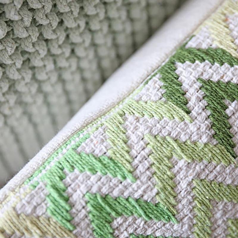 Modern Farmhouse Geometric Patterned Pillow Cushion Cover