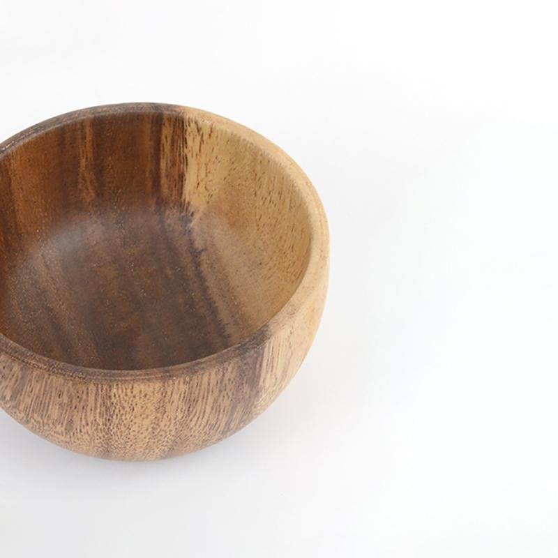 4 - Piece Wood Pasta Salad Noodle Bowls Set