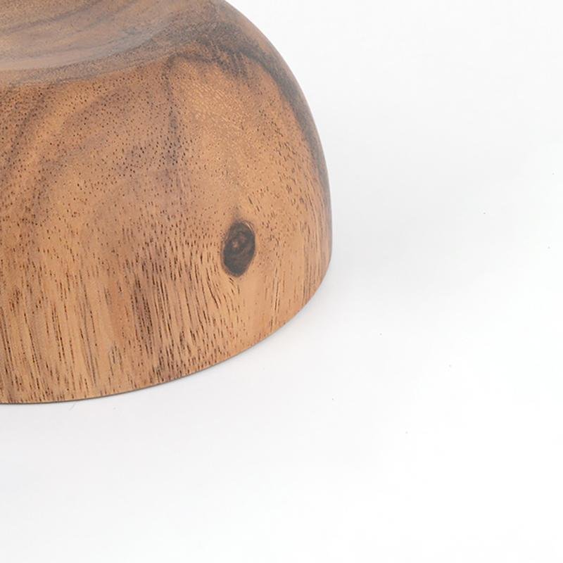 4 - Piece Wood Pasta Salad Noodle Bowls Set