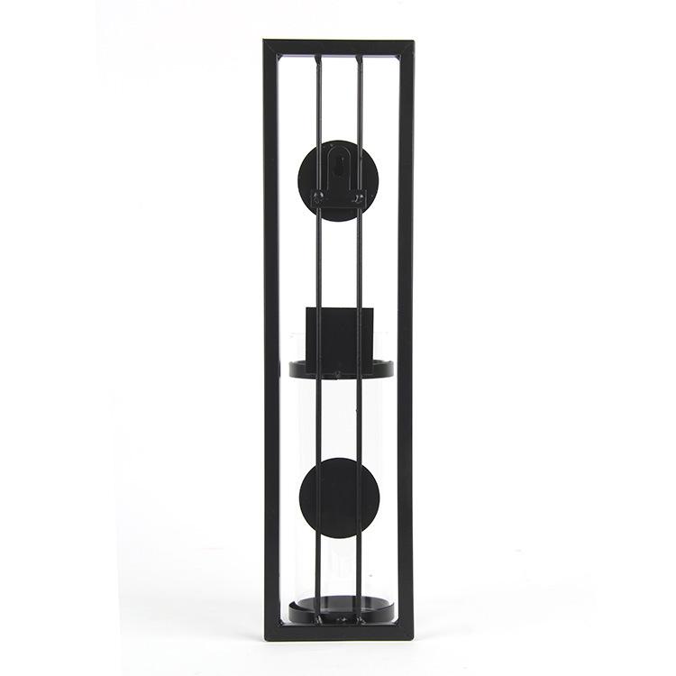 Wall Candle Holder Classic Metal Acrylic Wall Decorations Set of 2