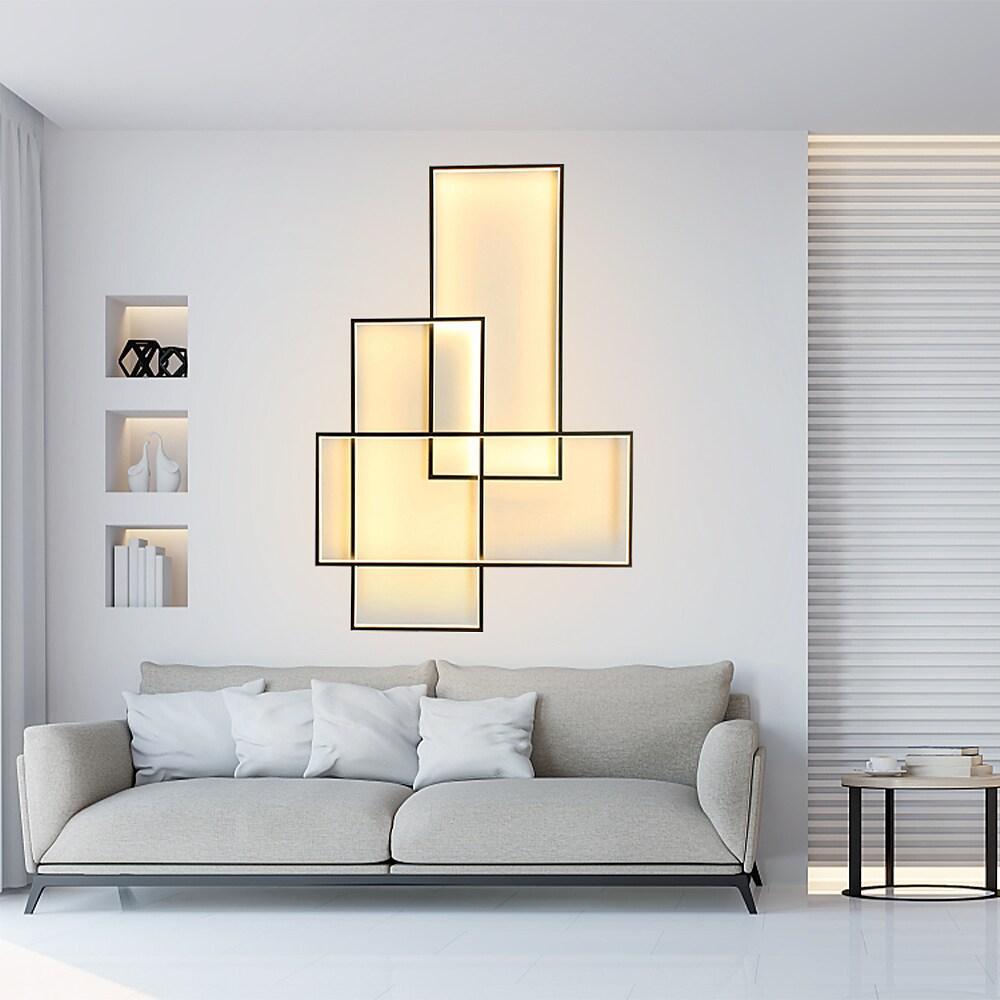 40'' LED 1-Light Wall Light Flush Mount Lights Modern Contemporary Aluminum Metal Linear Dimmable Ceiling Lights-dazuma