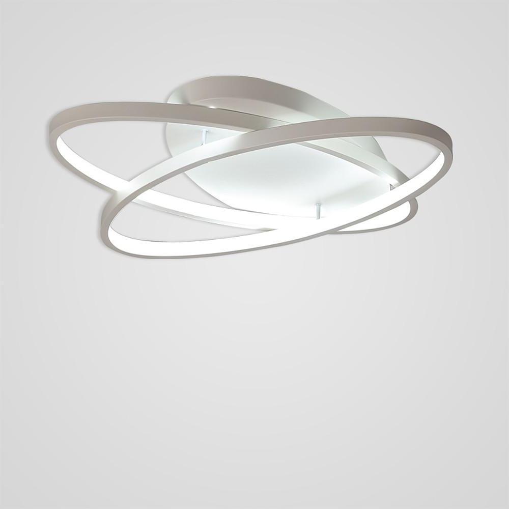21'' LED 2-Light Flush Mount Lights LED Contemporary Aluminum PVC Linear Ceiling Lights-dazuma