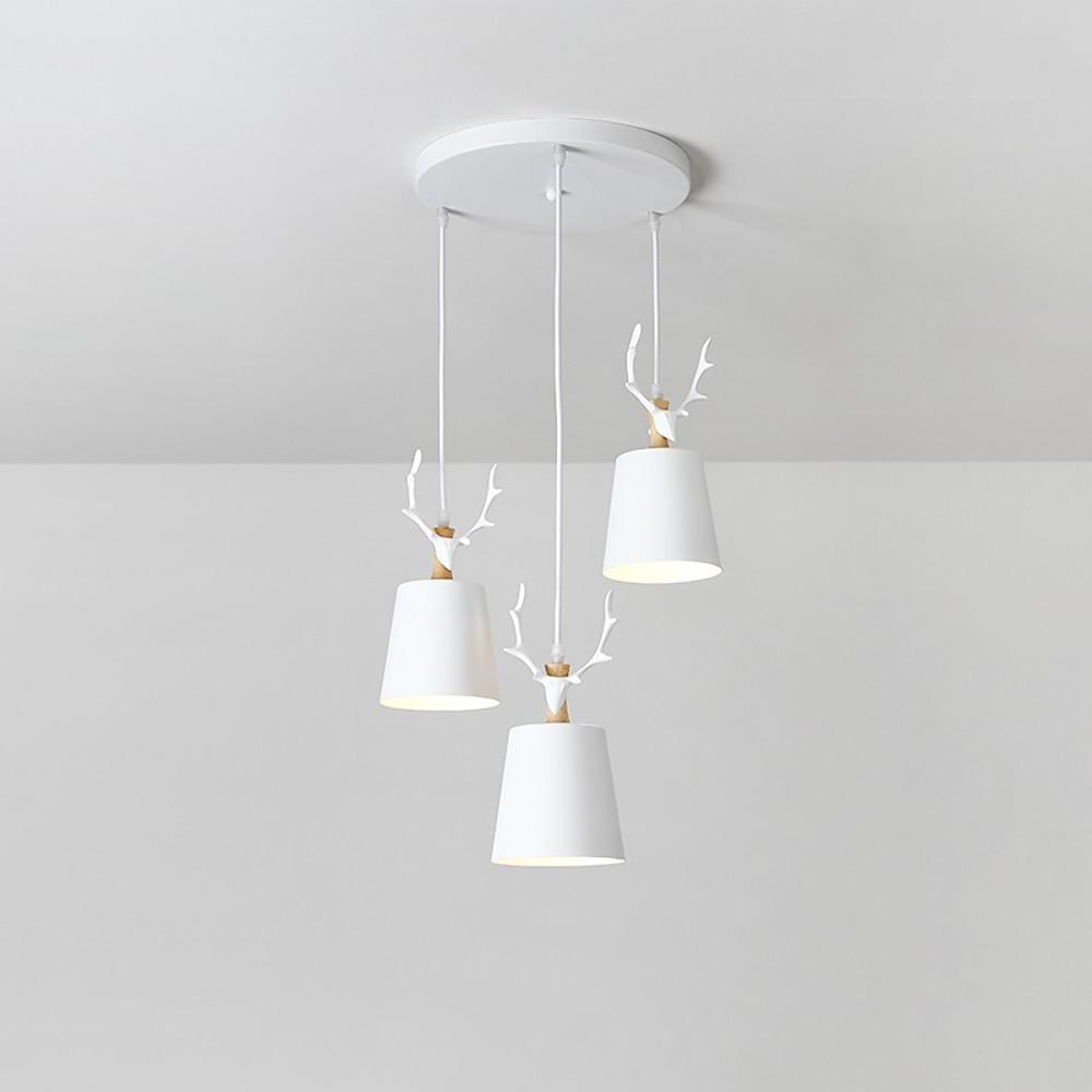 5'' LED Incandescent 3-Light New Design Chandelier Country Traditional Classic Metal Aluminum Sputnik Island Lights