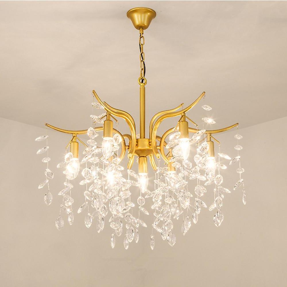 Antique Crystal 7 - light LED Artistic Chandeliers Kitchen Island Lighting