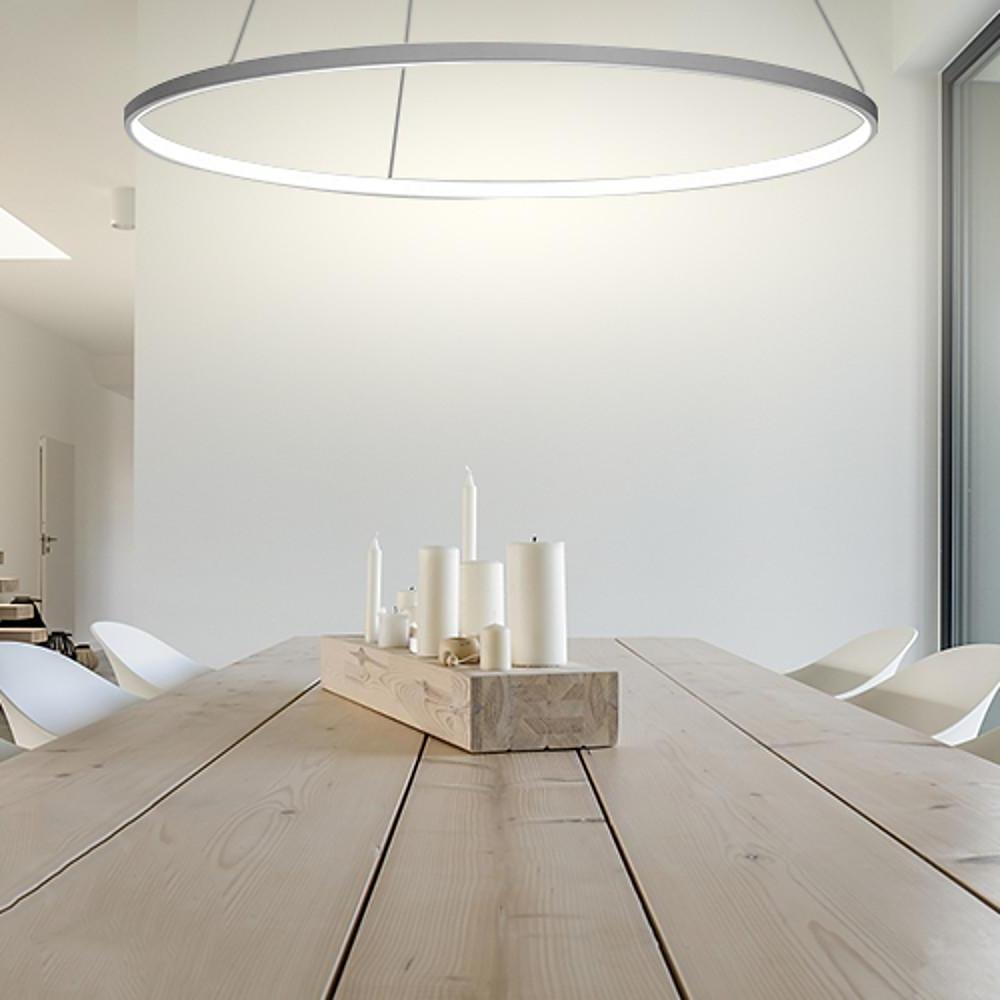 24'' LED 1-Light Modern Contemporary Metal Acrylic Circle Circle Design