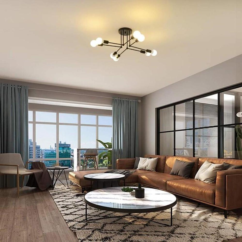 8 - light LED Modern Sputnik Chandelier Ceiling Lights Pendent Lighting