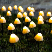 Outdoor Mini Mushroom RGB Solar 16.40 ft String Lights