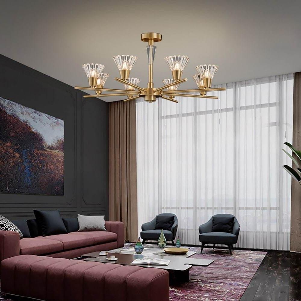 Scandinavian Style 6/8 - Light Copper Pendant Ceiling Light