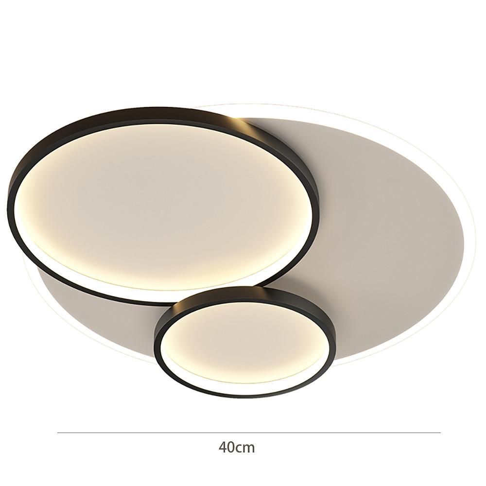 16'' LED 3-Light Single Design Flush Mount Lights Nordic Style LED Metal Acrylic Flush Mounts Semi Flush Mounts-dazuma