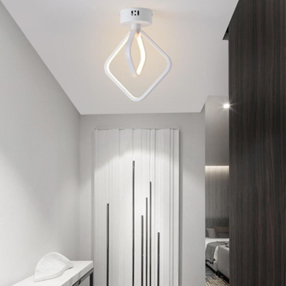 9'' LED 1-Light Geometric Shapes Flush Mount Lights Modern LED Metal Aluminum Acrylic Flush Mounts Semi Flush Mounts-dazuma
