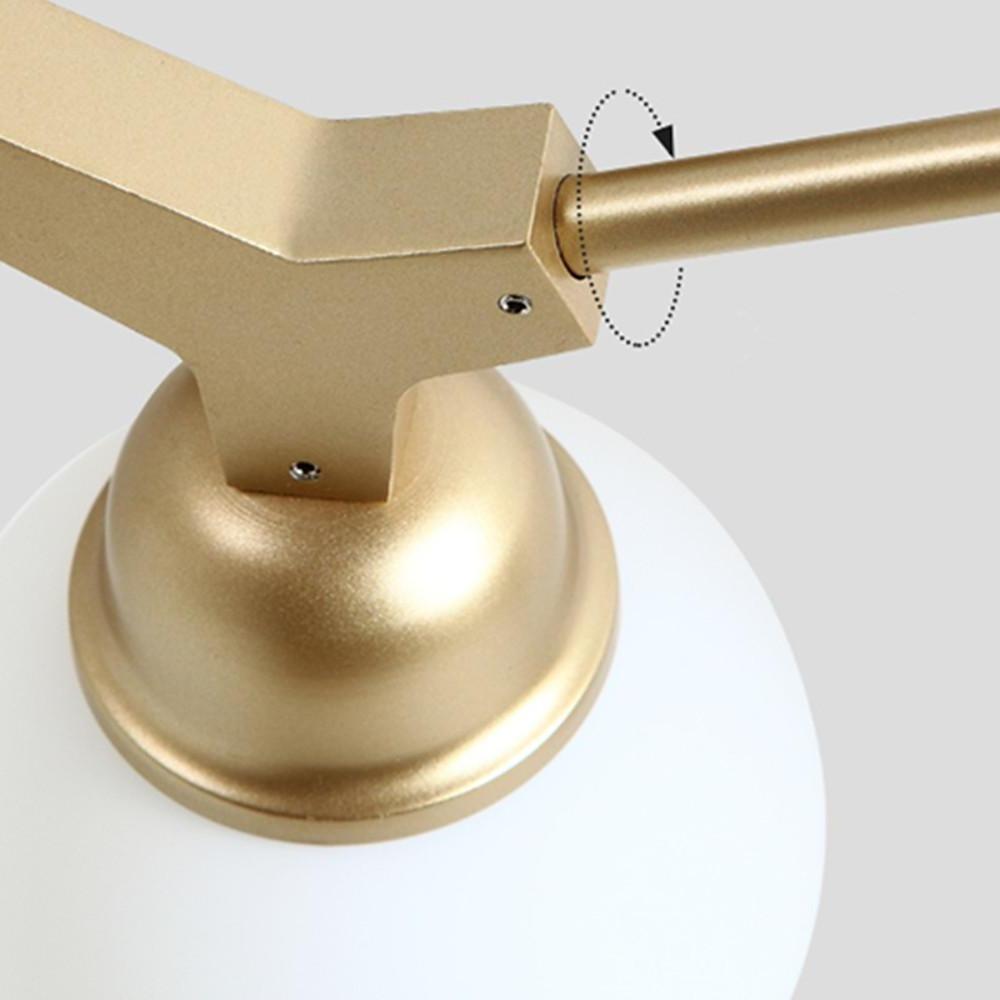 31'' LED 6-Light WIFI Control New Design Chandelier Contemporary Chic & Modern Metal Glass Industrial Sputnik Globe Design