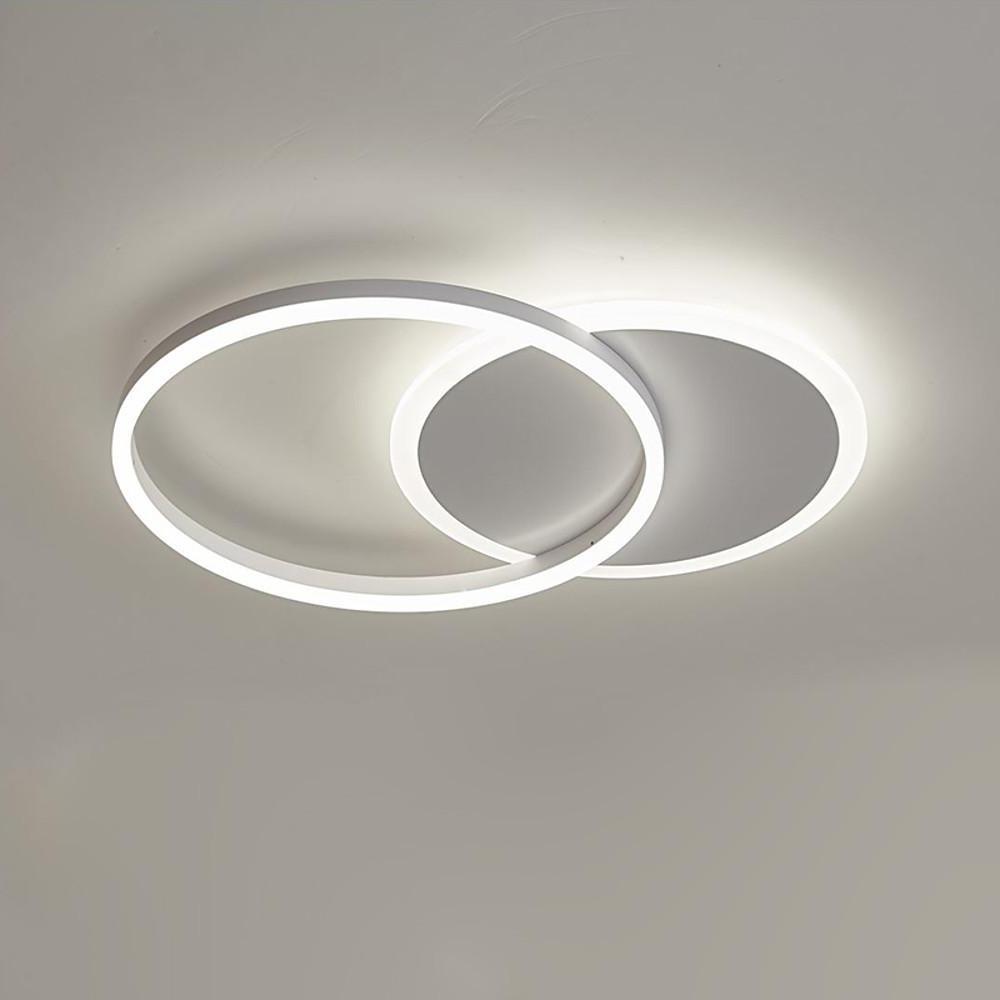 22'' LED 1-Light Flush Mount Lights LED Artistic Aluminum Novelty Dimmable Ceiling Lights-dazuma